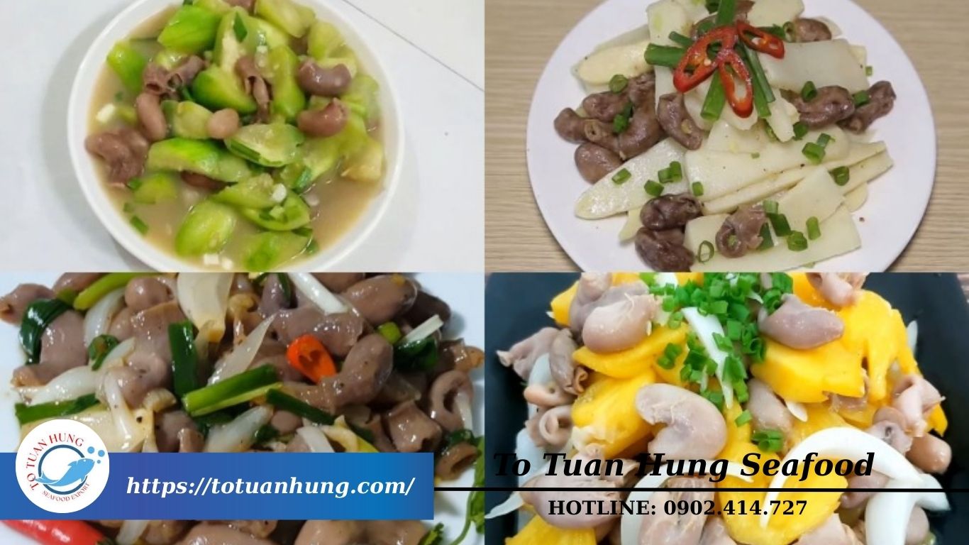 bí quyế chế biến bao tử cá dai giòn