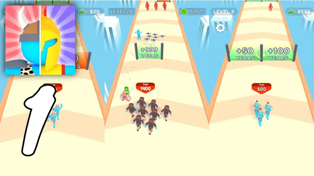 Crowd Evolution – Phát triển đội hình qua từng thời kỳ